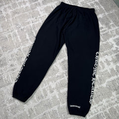 Chrome Hearts Letters Scroll Logo Sweatpants 