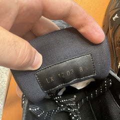 Louis Vuitton Trainer Low ‘embossed Monogram’ Sz- 8.5LV