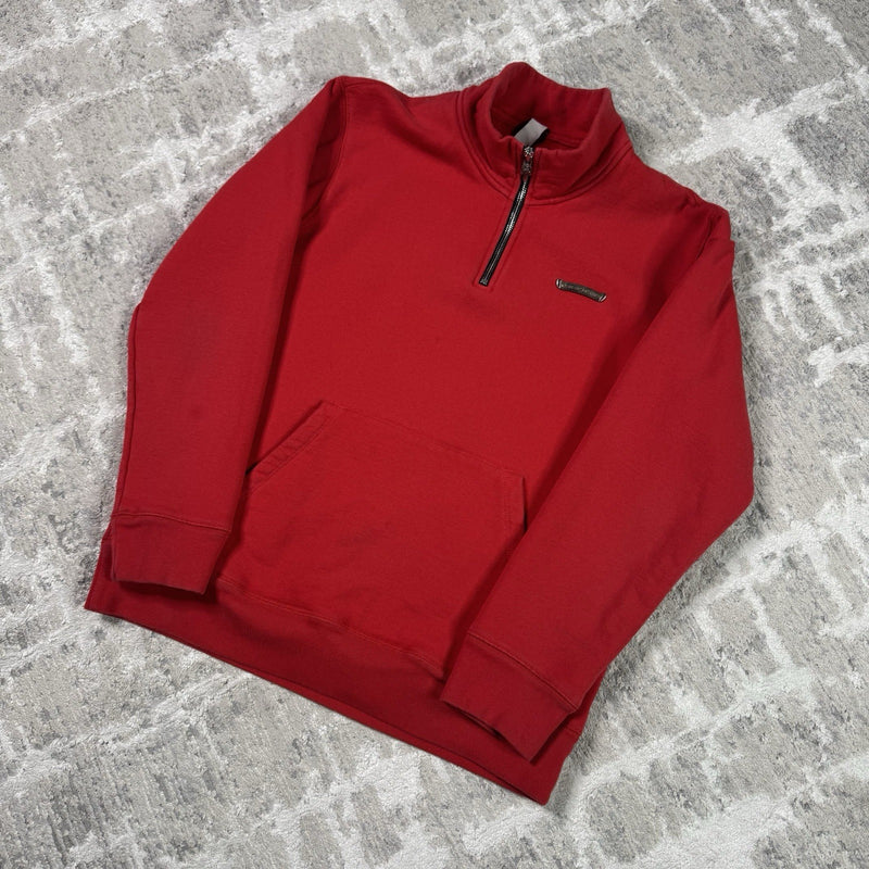 Chrome Hearts King Taco Triple Cross Embroidered Quarter Zip Pullover 