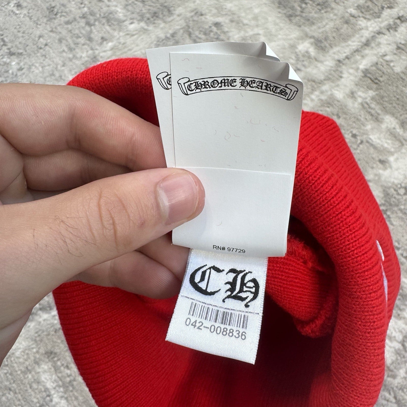 Chrome Hearts CH Embroidered Logo Beanie 