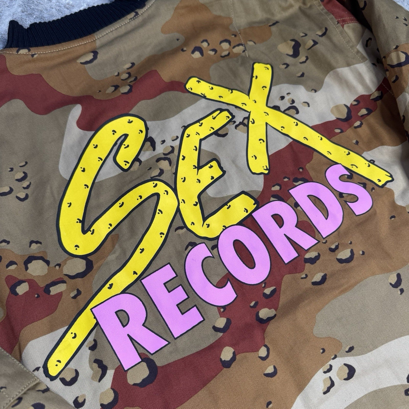Chrome Hearts Matty Boy Sex Records Zip Up Bomber Jacket 