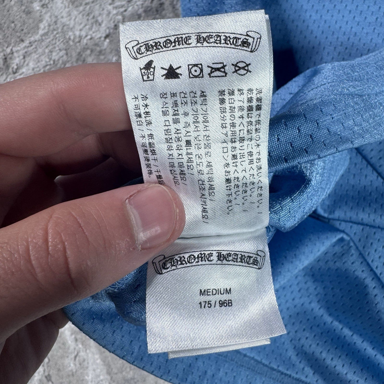 Chrome Hearts Mesh CH Stadium Floral Long Sleeve Jersey 