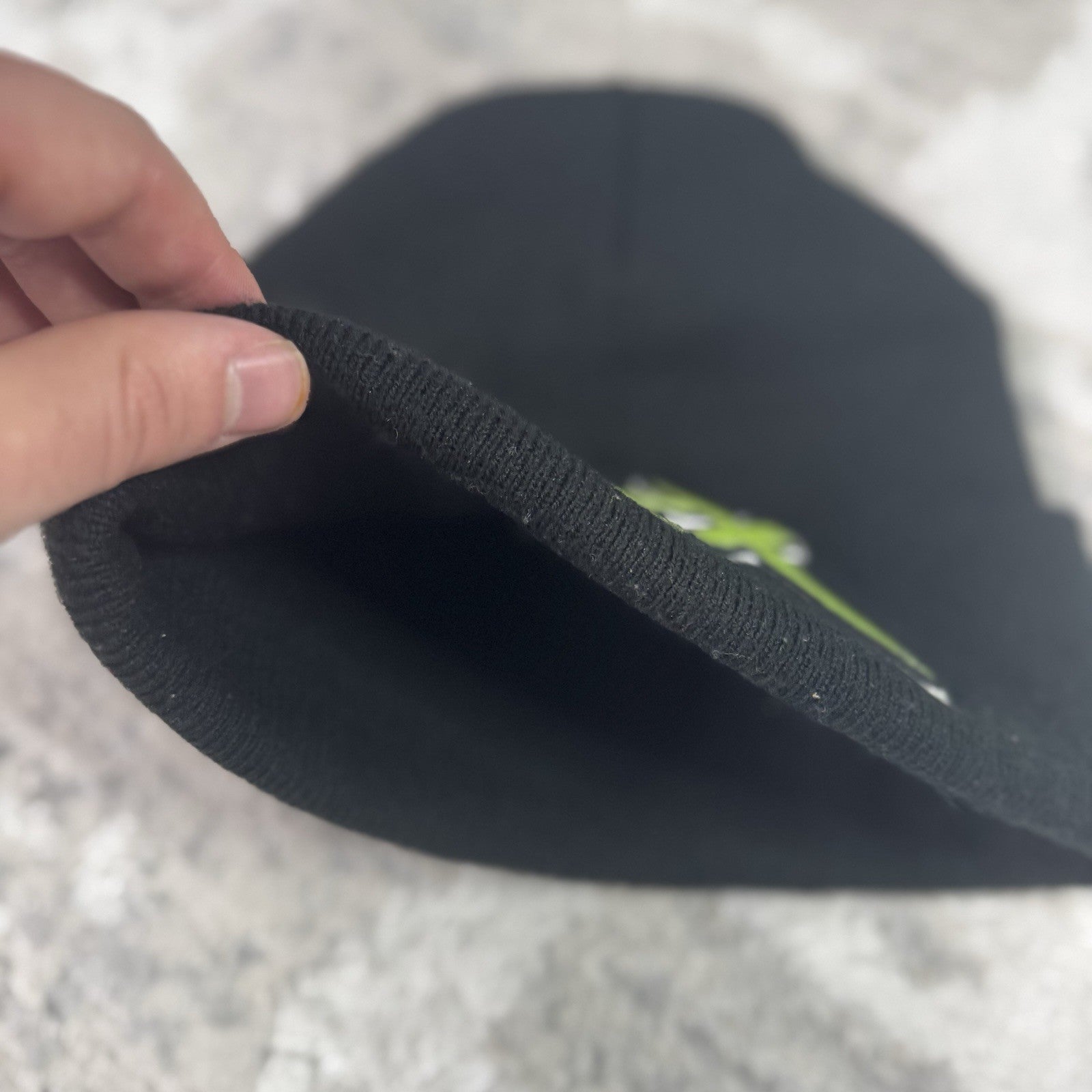 Chrome Hearts Matty Boy Sex Records Leather Patch Beanie 