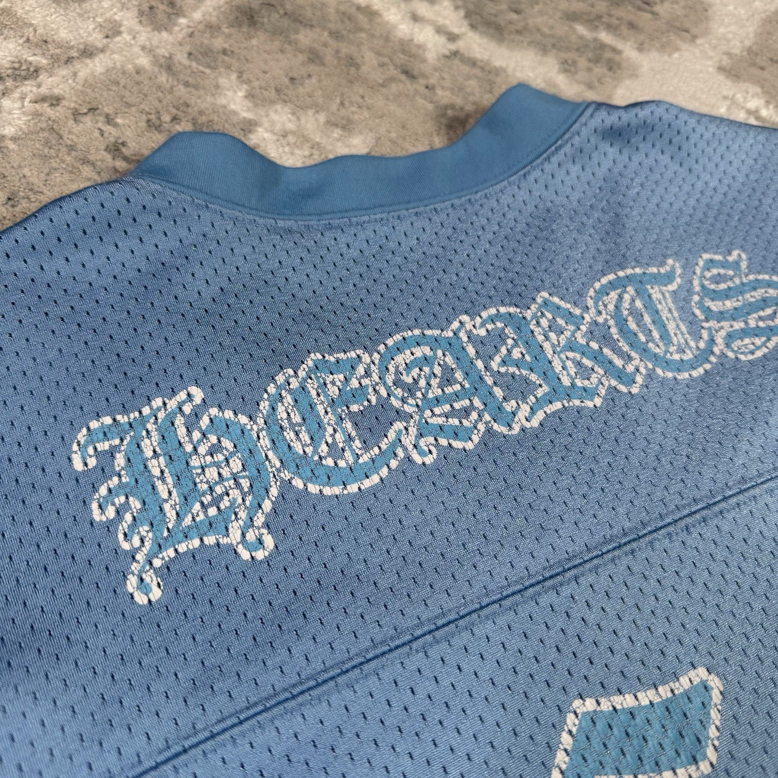 Chrome Hearts Mesh CH Stadium Floral Long Sleeve Jersey 