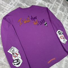 Chrome Hearts Matty Boy I Want More Not Less Long Sleeve Tee Shirt 