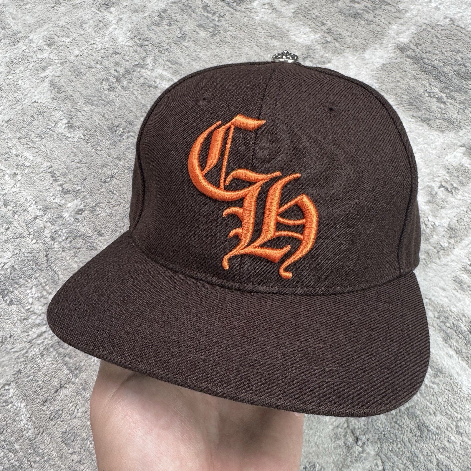 Chrome Hearts Baseball CH Brown Orange 