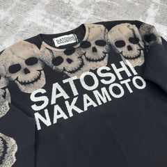 Satoshi Nakamoto Lost Boys Skull Thermal Long Sleeve Shirt 