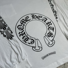 Chrome Hearts Floral Horseshoe Long Sleeve Pocket Tee Shirt 