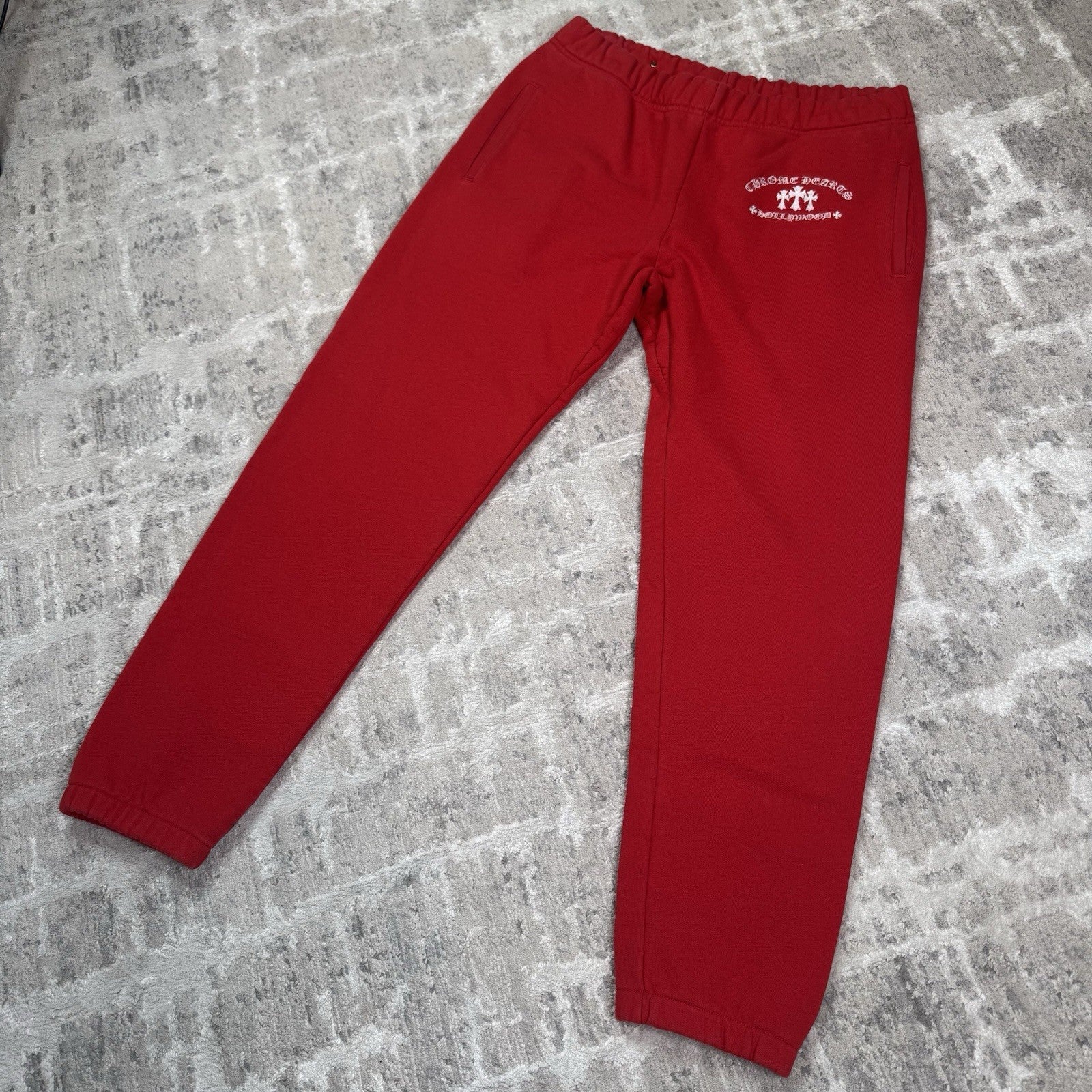 Chrome Hearts Sailin King Taco Triple Cross Embroidered Sweatpants 