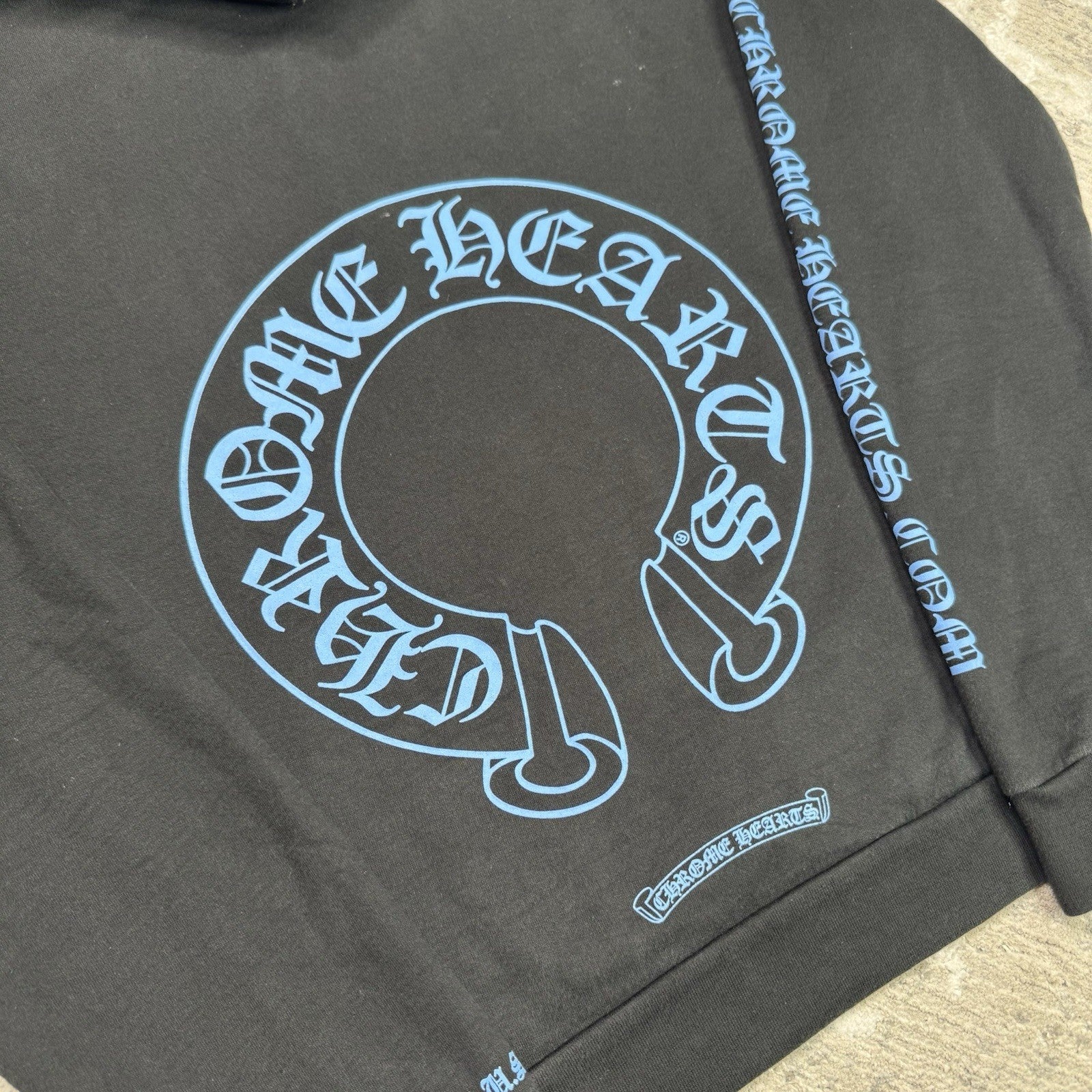 Chrome hearts online exclusive horseshoe pullover hoodie