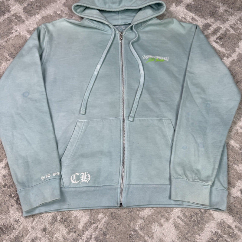Chrome Hearts St Barths Friends And Family Horseshoe Zip Up Hoodie