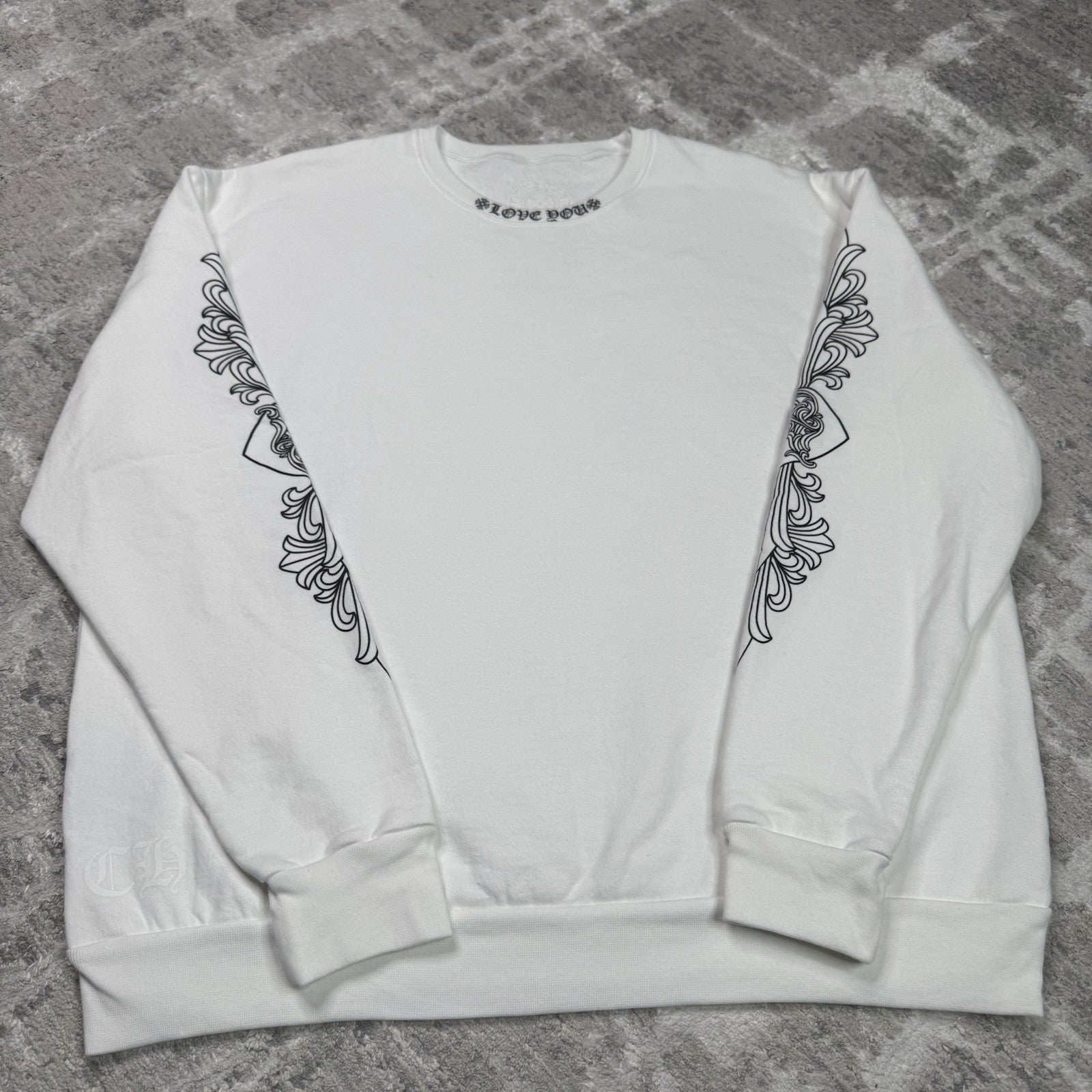 Chrome Hearts Love You Pullover Crewneck 