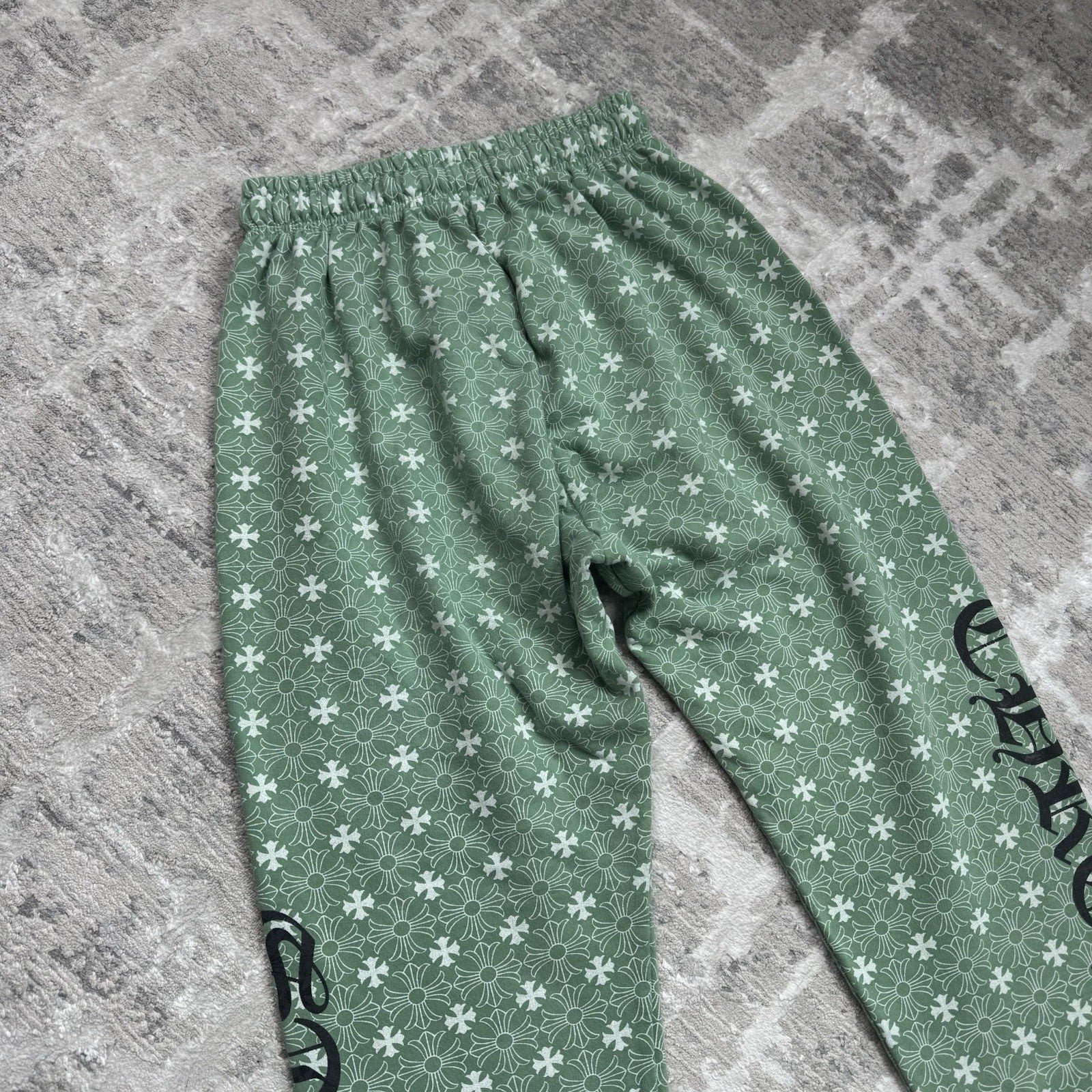 Chrome Hearts Monogram Plus Cross Print Sweatpants 