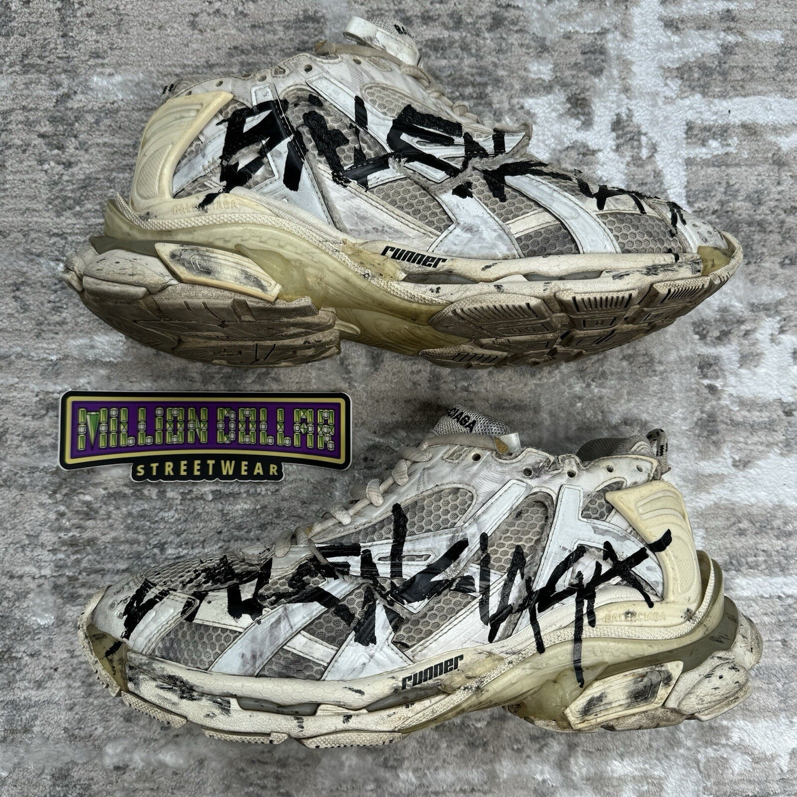 Balenciaga Runner Sneaker graffiti’ Sz- 10M/43EU