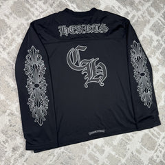 Chrome Hearts Mesh Stadium Floral Long Sleeve Jersey 