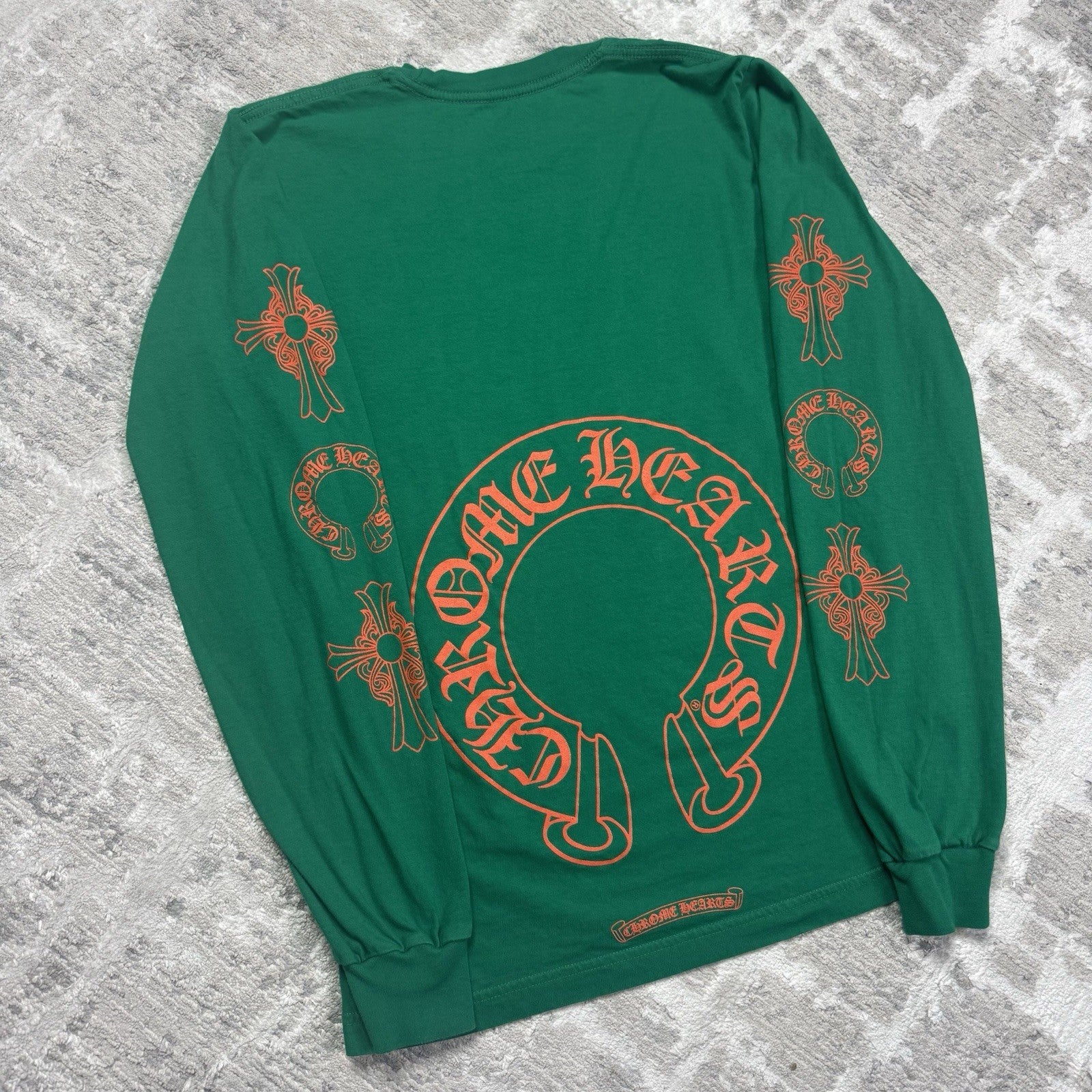 Chrome Hearts Horseshoe Multi-logo Long Sleeve Tee Shirt 