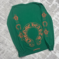 Chrome Hearts Horseshoe Multi-logo Long Sleeve Tee Shirt 