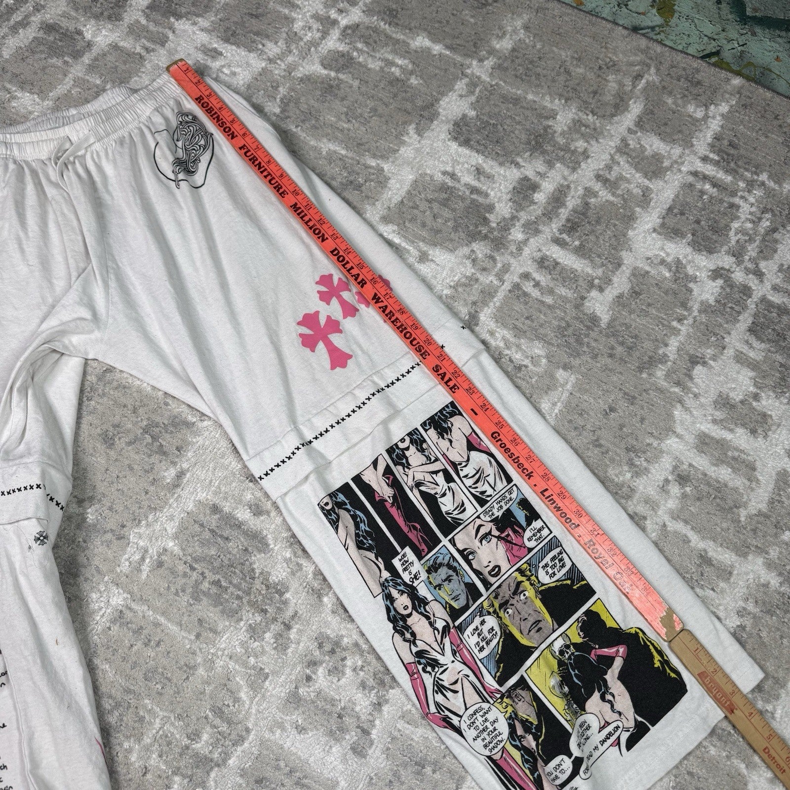 Chrome Hearts Deadly Doll Patchwork Sweatpants 