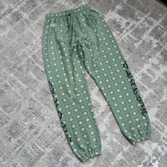 Chrome Hearts Monogram Plus Cross Print Sweatpants 