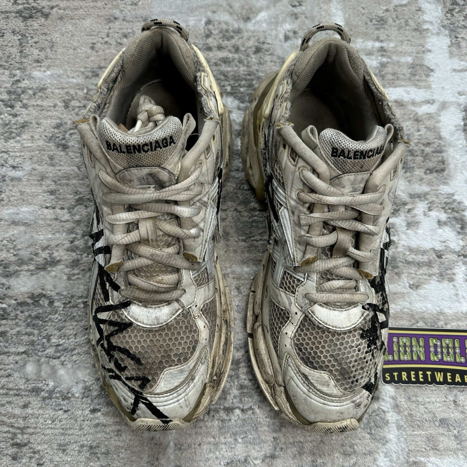 Balenciaga Runner Sneaker graffiti’ Sz- 10M/43EU