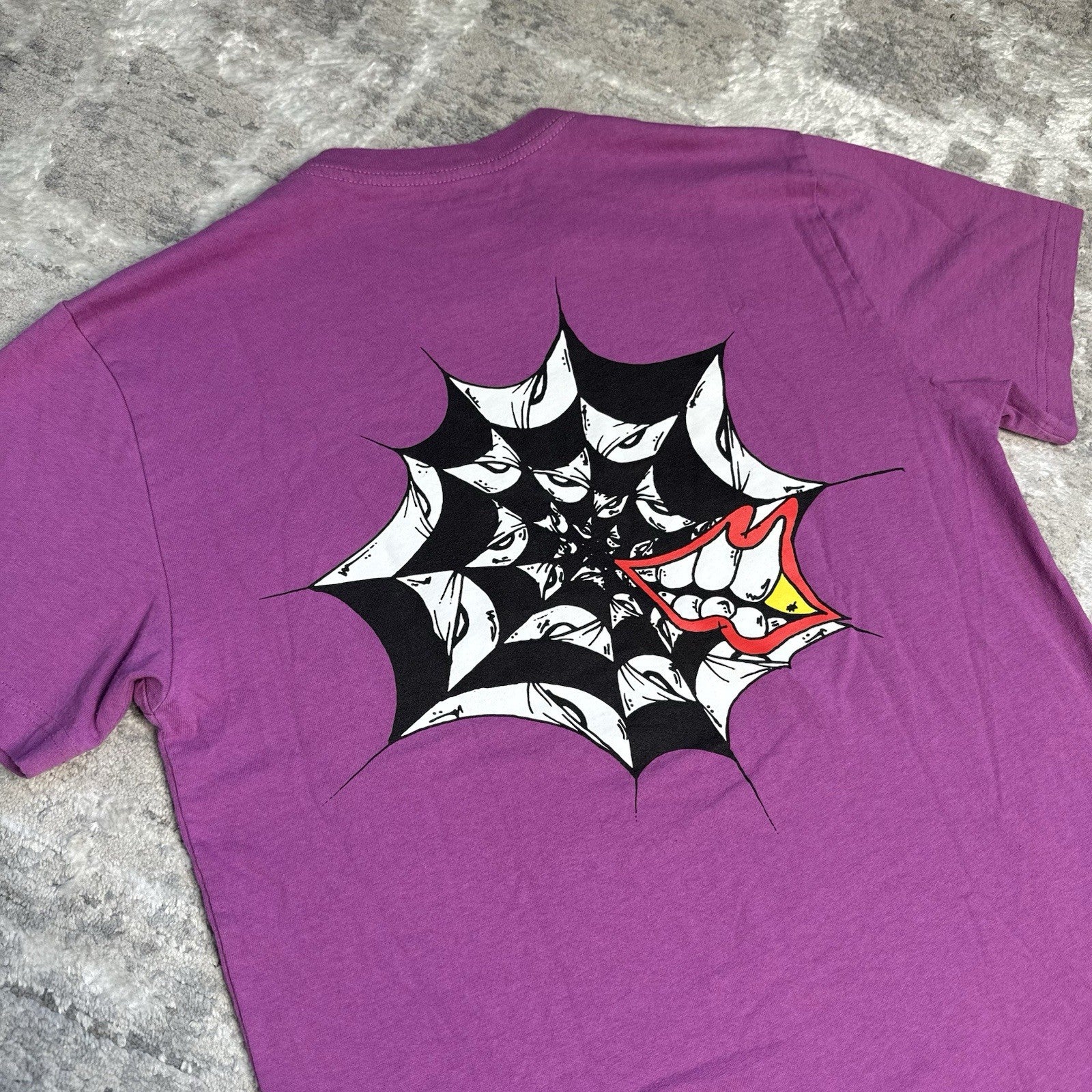 Chrome Hearts Matty Boy Spiderweb Short Sleeve Pocket Tee Shirt 