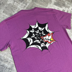 Chrome Hearts Matty Boy Spiderweb Short Sleeve Pocket Tee Shirt 
