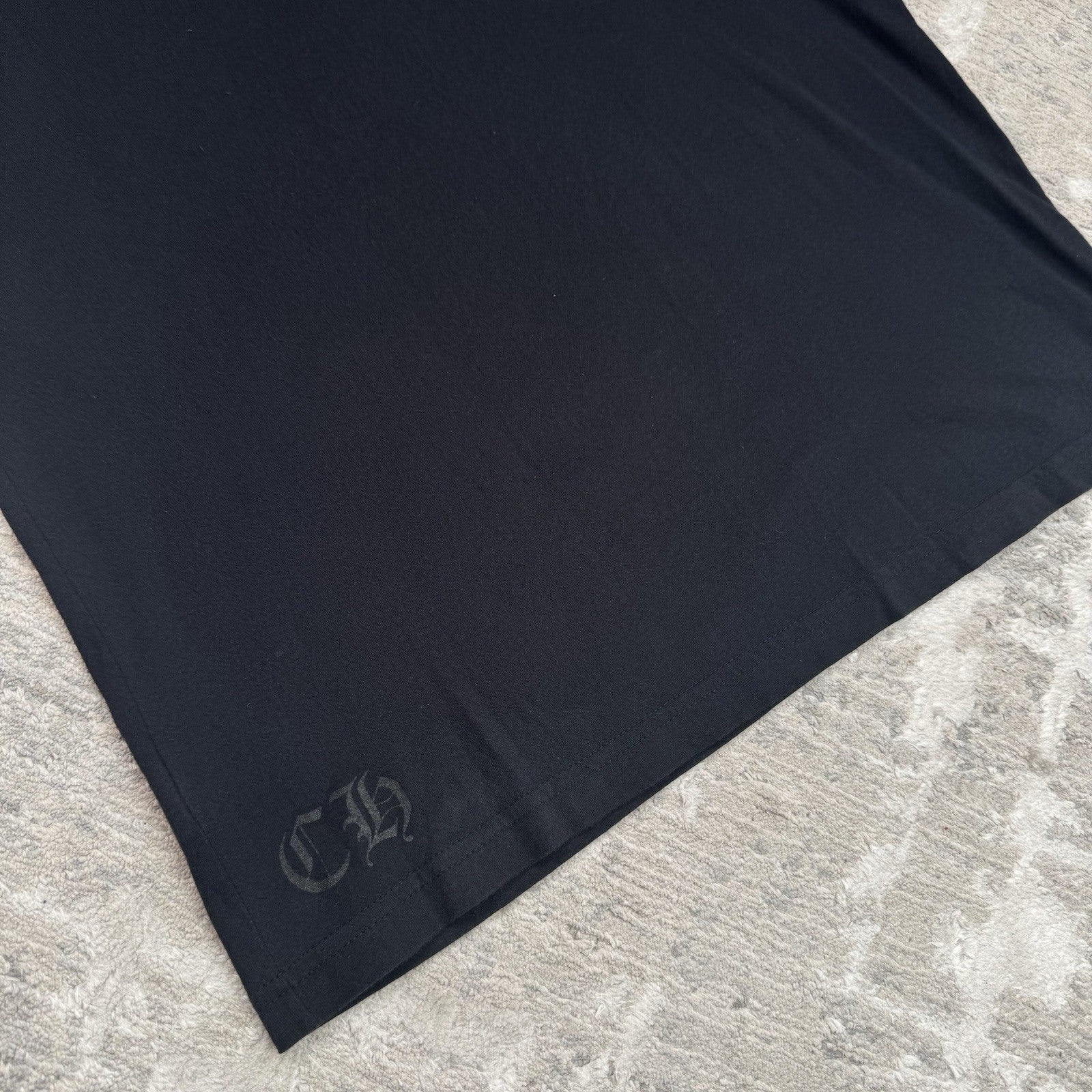 Chrome Hearts Gradient Logo T Bar Short Sleeve Tee Shirt 