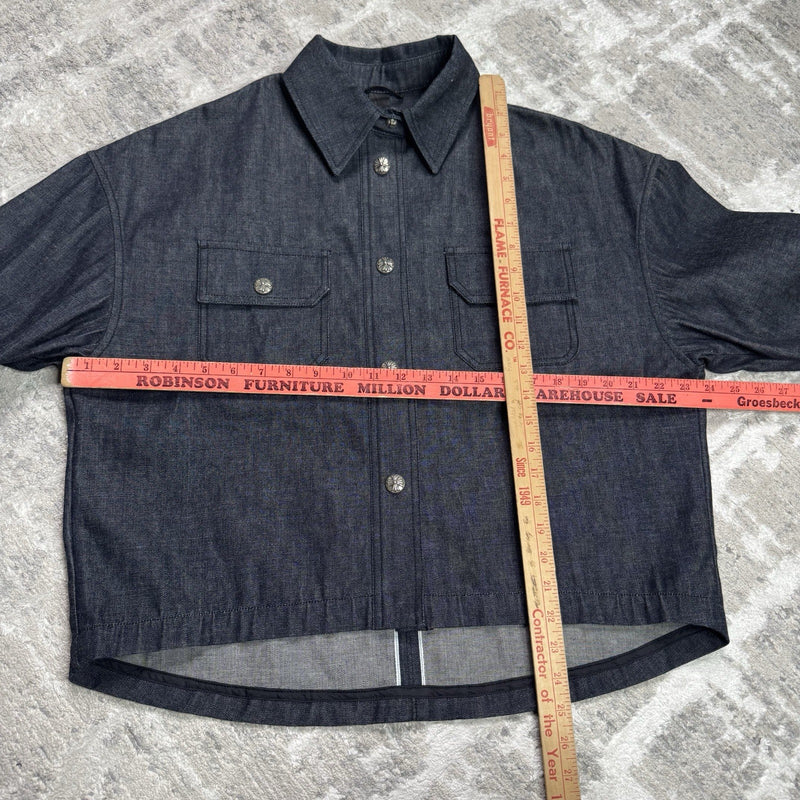 Chrome Hearts Button Up Long Sleeve Work Shirt 