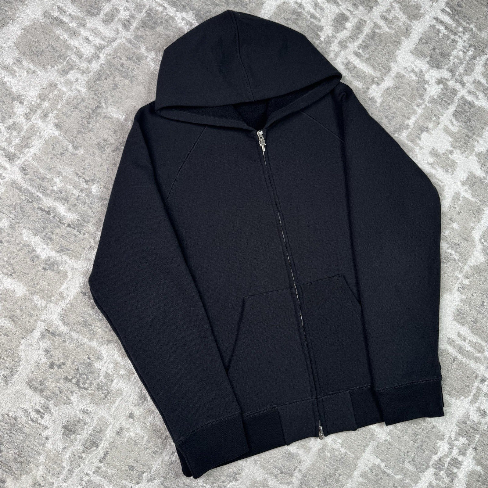 Chrome Hearts Sailin King Taco Triple Cross Embroidered Zip Up Hoodie 