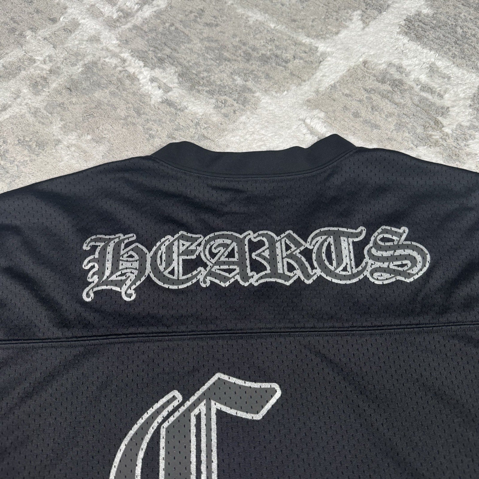 Chrome Hearts Mesh Stadium Floral Long Sleeve Jersey 
