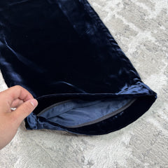 Chrome Hearts Velour Leather Track Pants 