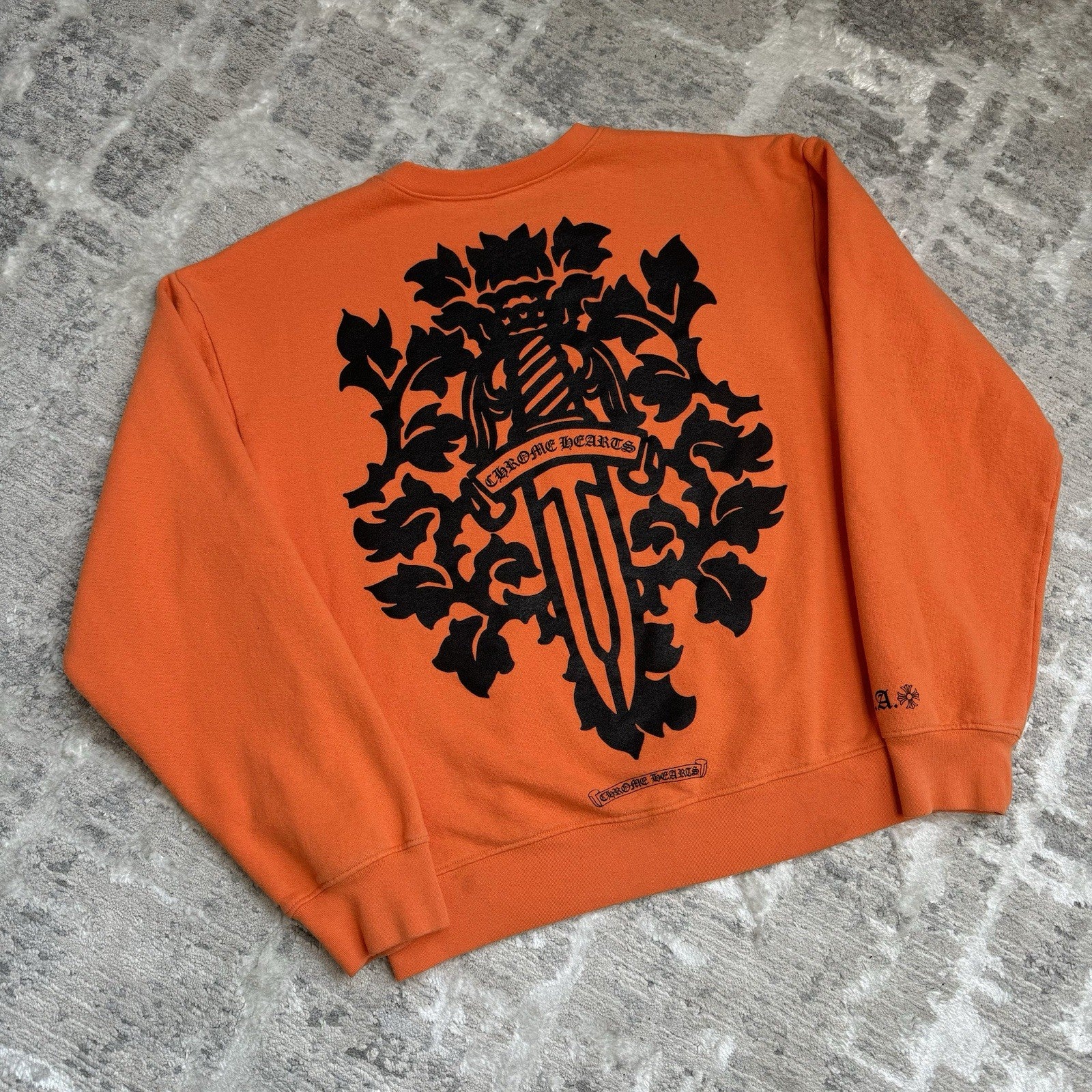 Chrome Hearts Dagger Back Logo Pullover Crewneck 