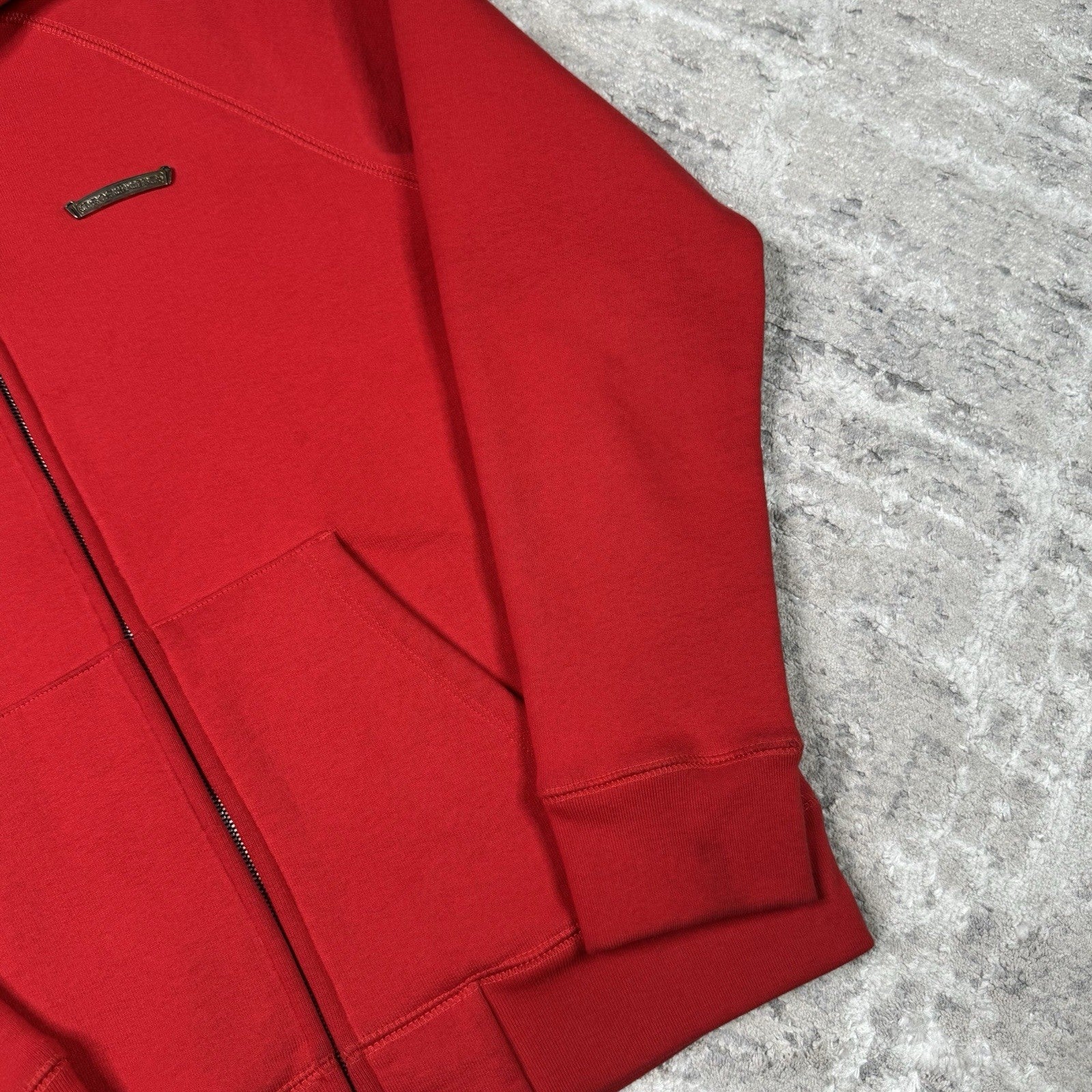 Chrome Hearts King Taco Triple Cross Embroidered Zip Up Hoodie 