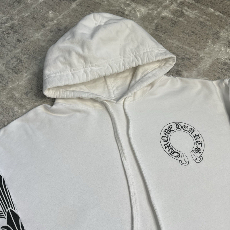 Chrome Hearts Floral Horseshoe Pullover Hoodie 