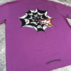 Chrome Hearts Matty Boy Spiderweb Short Sleeve Pocket Tee Shirt 