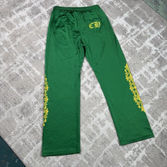 Chrome Hearts Mesh CH Stadium Floral Sweatpants 