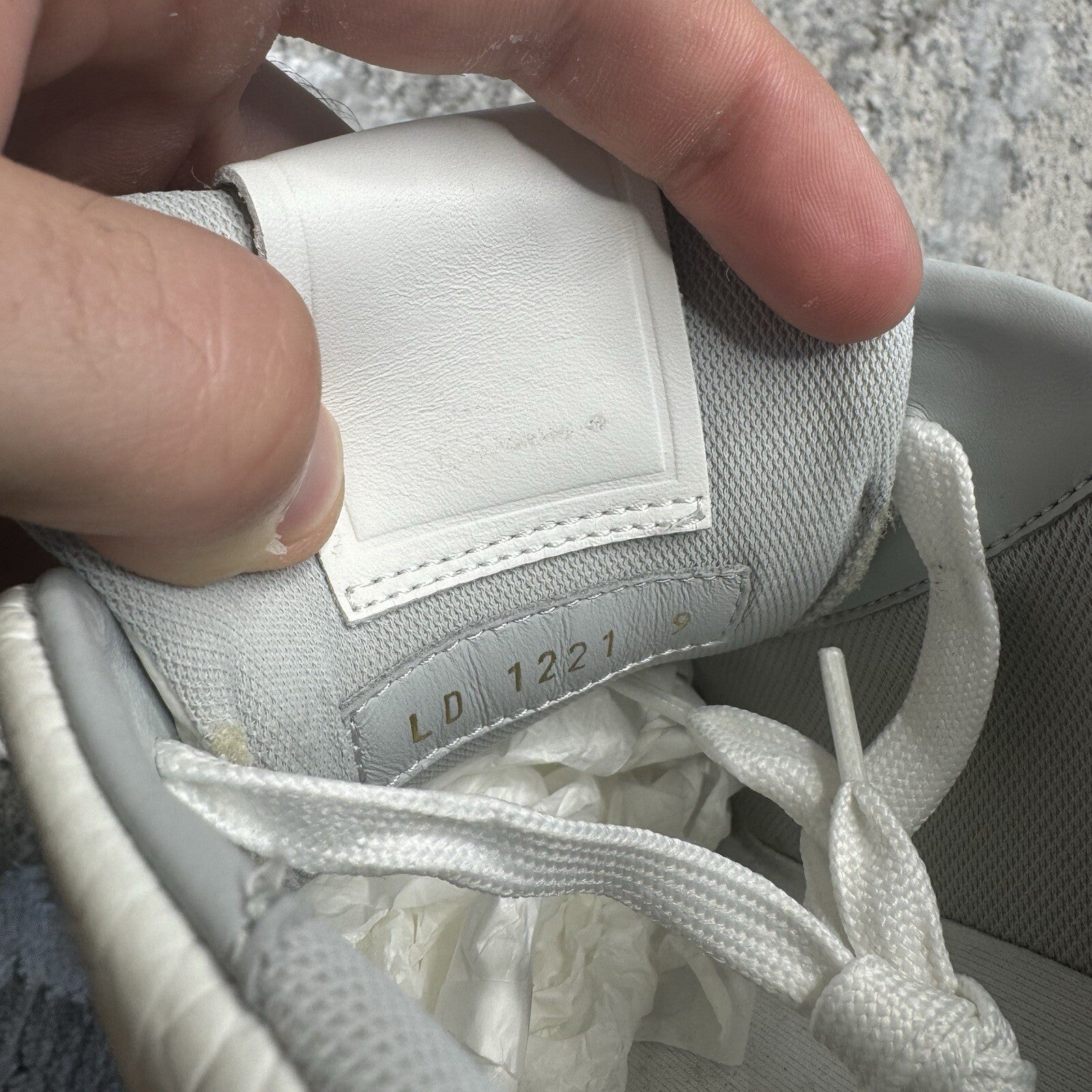 Louis Vuitton Trainer Low #54 Print White Sz- 9LV/10M