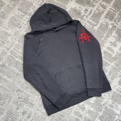 Chrome Hearts Paper Jam Leather Triple Cross Pullover Hoodie