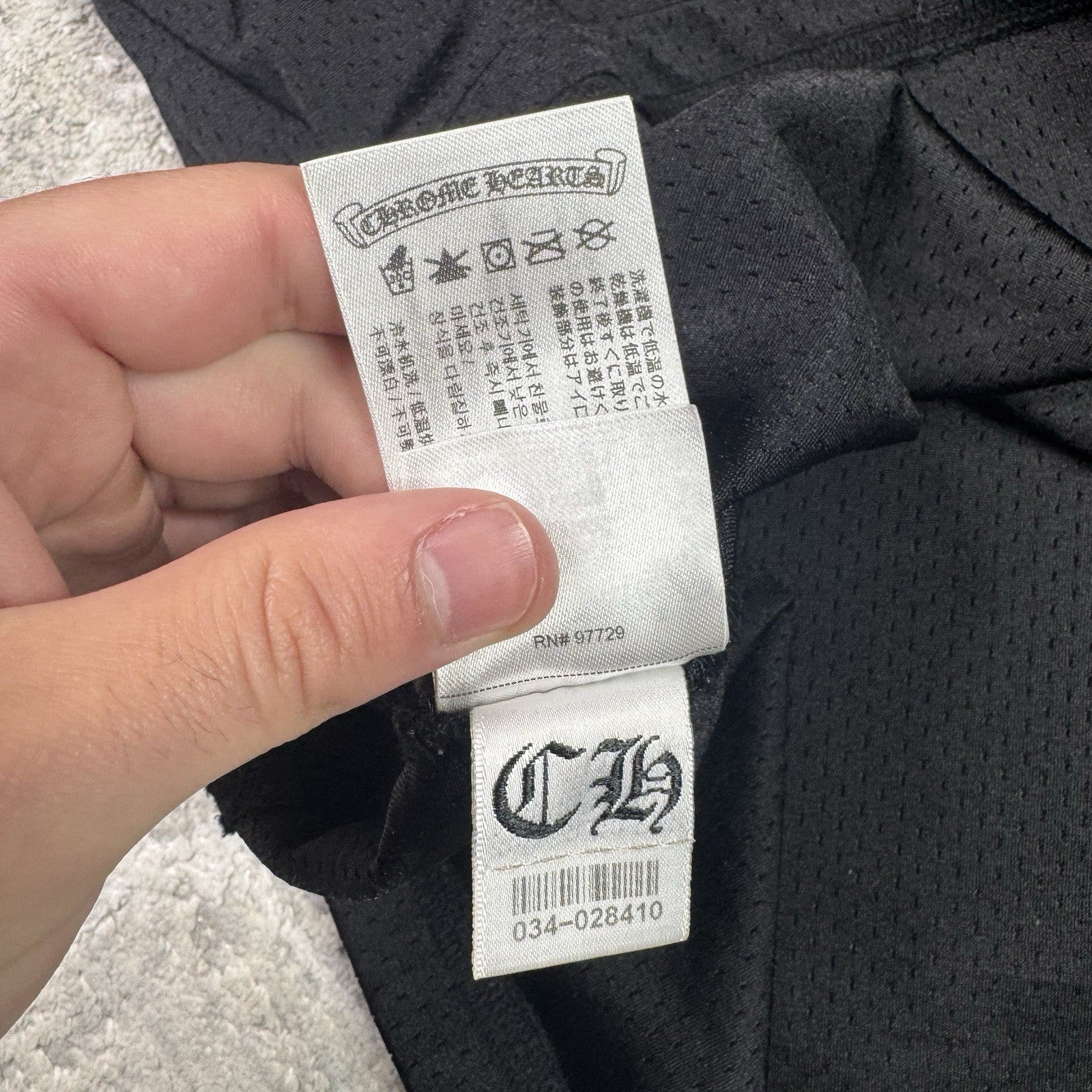 Chrome Hearts Mesh Stadium Floral Long Sleeve Jersey 