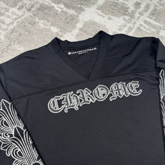 Chrome Hearts Mesh Stadium Floral Long Sleeve Jersey 