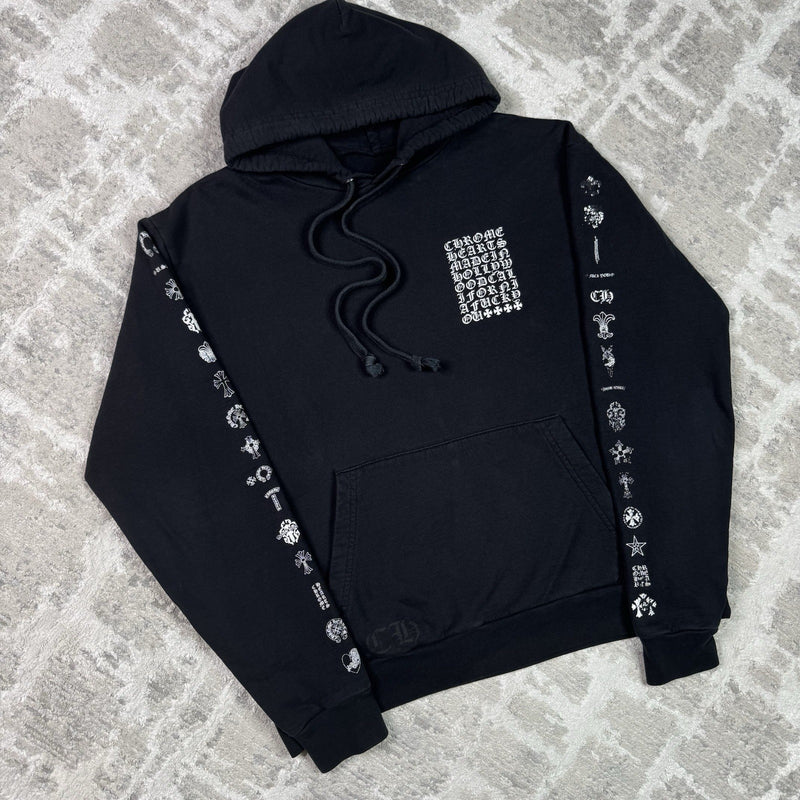 Chrome Hearts Multi Sleeve Logo Pullover Hoodie 