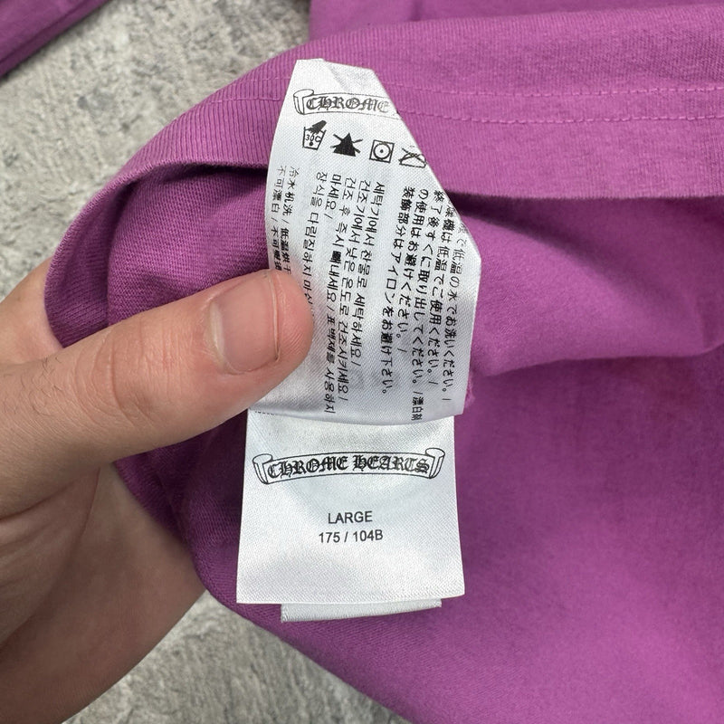 Chrome Hearts Matty Boy Spiderweb Long Sleeve Tee Shirt 