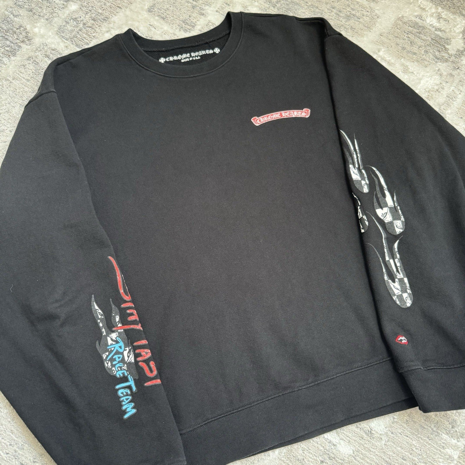 Chrome Hearts Matty Boy Stay Fast Pullover Crewneck 