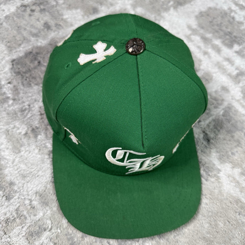 Chrome Hearts Cross Leather Patch Baseball CH Hat