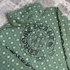 Chrome Hearts Plus Cross Monogram Zip Up Hoodie 