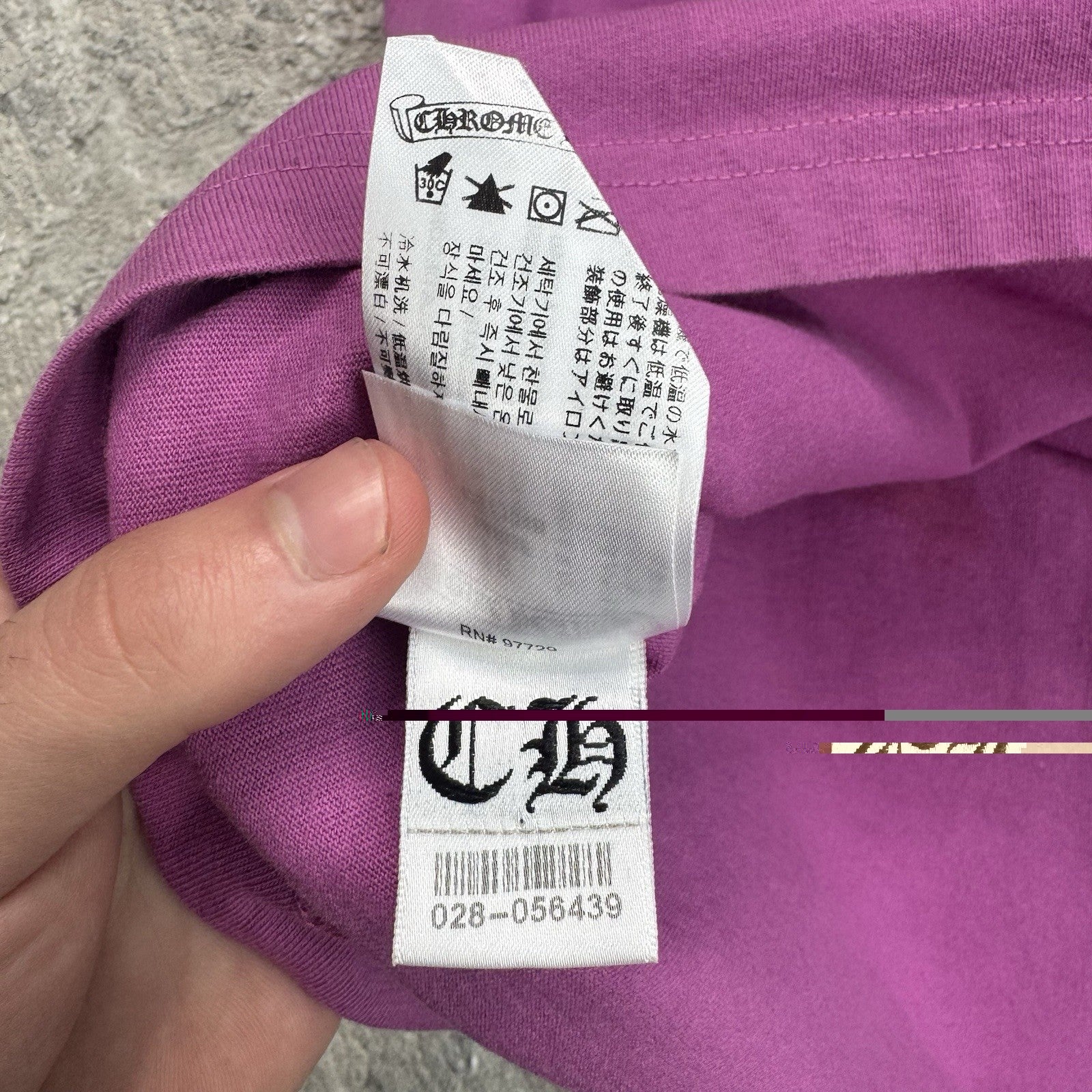 Chrome Hearts Matty Boy Spiderweb Long Sleeve Tee Shirt 