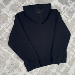 Chrome Hearts Fleur Leather Patch Pullover Hoodie 
