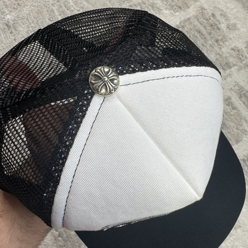 Chrome Hearts Hollywood CH Trucker Hat ‘black White’