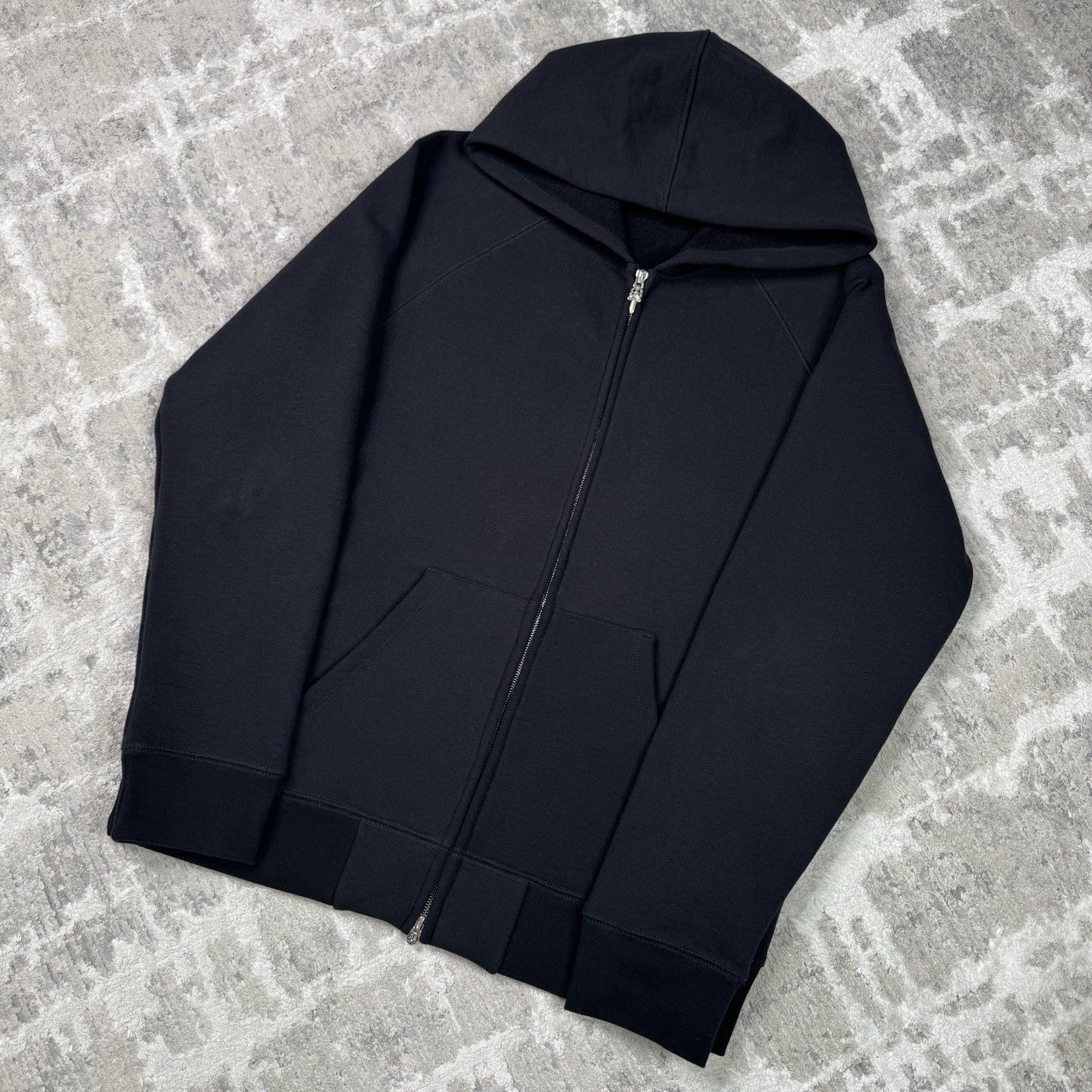 Chrome Hearts Sailin King Taco Triple Cross Embroidered Zip Up Hoodie 
