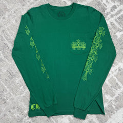 Chrome Hearts Flooded Cross Long Sleeve Tee Shirt 